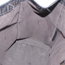 FENDI Zucchino Canvas Tote Bag Black Gold Auth ka3387-19