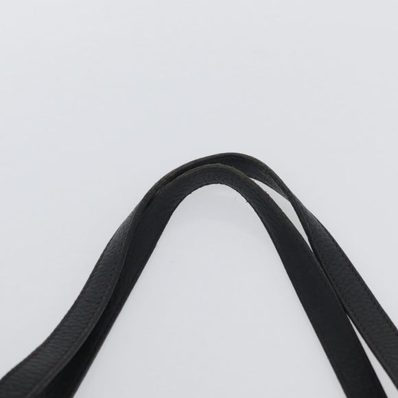 FENDI Zucchino Canvas Tote Bag Black Gold Auth ka3387