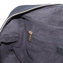 CHANEL Choco Bar Hand Bag cotton Black Gold CC Auth ka339-22