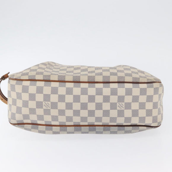 LOUIS VUITTON Damier Azur Siracusa MM Shoulder Bag N41112 LV Auth ka3391