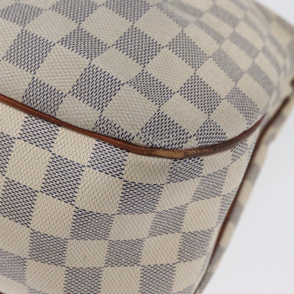 LOUIS VUITTON Damier Azur Siracusa MM Shoulder Bag N41112 LV Auth ka3391