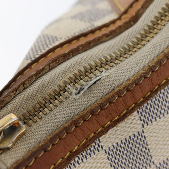 LOUIS VUITTON Damier Azur Siracusa MM Shoulder Bag N41112 LV Auth ka3391