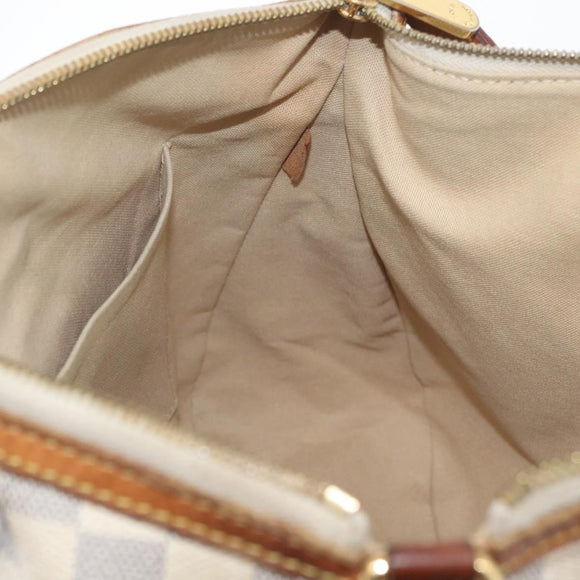 LOUIS VUITTON Damier Azur Siracusa MM Shoulder Bag N41112 LV Auth ka3391