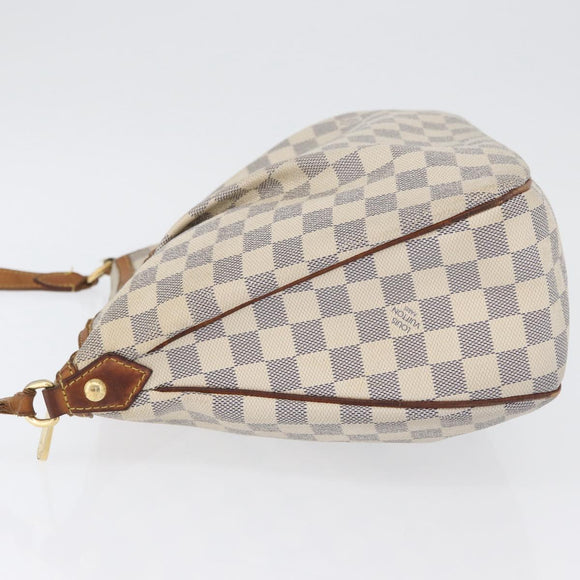 LOUIS VUITTON Damier Azur Siracusa MM Shoulder Bag N41112 LV Auth ka3391