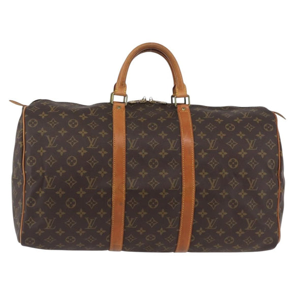 LOUIS VUITTON Monogram Keepall 50 Boston Bag M41426 LV Auth ka3393