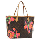 LOUIS VUITTON Monogram Rose Neverfull MM Tote Bag M48613 LV Auth ka3394SAV-1