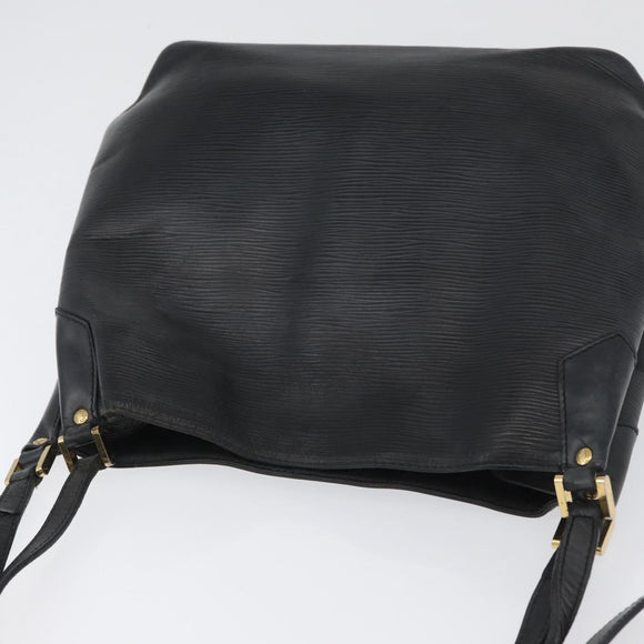 LOUIS VUITTON Epi Mandala MM Shoulder Bag Black M58892 LV Auth ka3396