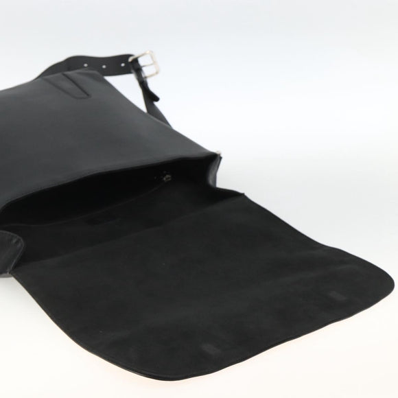 LOUIS VUITTON Epi Harrington Messenger MM Shoulder Bag Black M53409 Auth ka3397