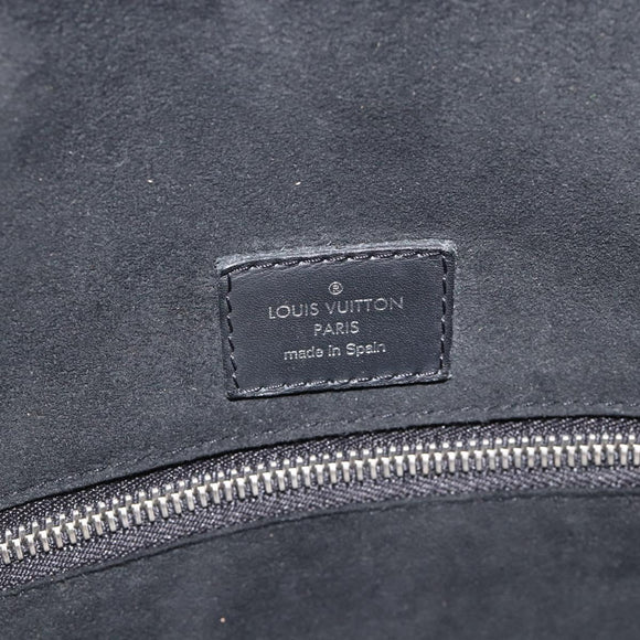 LOUIS VUITTON Epi Harrington Messenger MM Shoulder Bag Black M53409 Auth ka3397