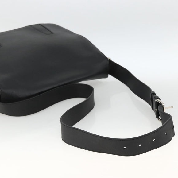 LOUIS VUITTON Epi Harrington Messenger MM Shoulder Bag Black M53409 Auth ka3397