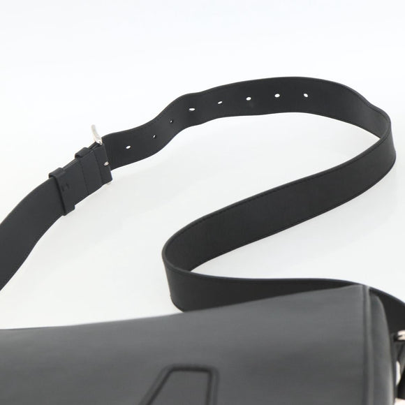 LOUIS VUITTON Epi Harrington Messenger MM Shoulder Bag Black M53409 Auth ka3397