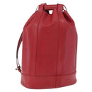LOUIS VUITTON Epi Randonnee PM Shoulder Bag Red M52357 LV Auth ka3398-1