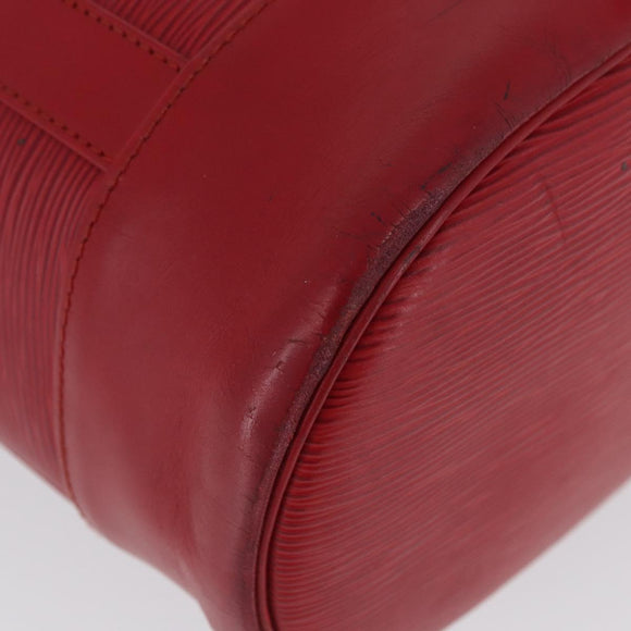 LOUIS VUITTON Epi Randonnee PM Shoulder Bag Red M52357 LV Auth ka3398