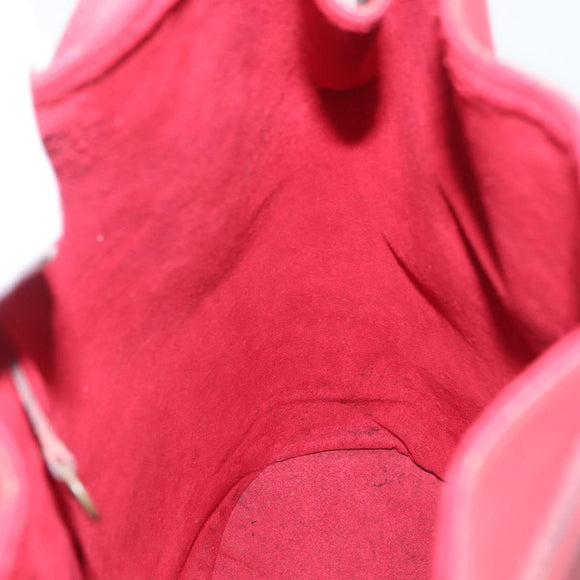 LOUIS VUITTON Epi Randonnee PM Shoulder Bag Red M52357 LV Auth ka3398