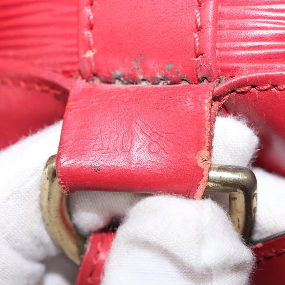 LOUIS VUITTON Epi Randonnee PM Shoulder Bag Red M52357 LV Auth ka3398