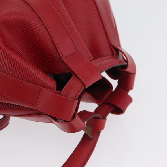 LOUIS VUITTON Epi Randonnee PM Shoulder Bag Red M52357 LV Auth ka3398