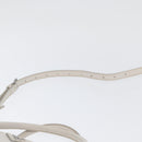PRADA Hand Bag Safiano leather 2way White Silver Auth ka3399V-10