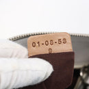 Chloe Shoulder Bag Leather 2way White Silver Auth ka340-12