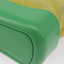 CHANEL Chain Gabriel Dohobo Shoulder Bag Suede Green Gold CC Auth ka3407A-16