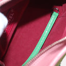 CHANEL Chain Gabriel Dohobo Shoulder Bag Suede Green Gold CC Auth ka3407A-10