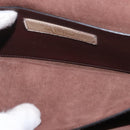 VALENTINO Ketting Schoudertas Leer Bruin Goud Auth ka3408A-23