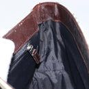 BURBERRY Nova Check Shoulder Bag Canvas Beige Silver Auth ka341-18