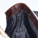 BURBERRY Nova Check Shoulder Bag Canvas Beige Silver Auth ka341-19