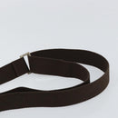 BURBERRY Nova Check Shoulder Bag Canvas Beige Silver Auth ka341-8