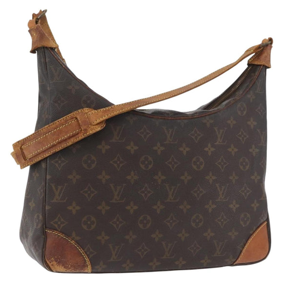 LOUIS VUITTON Monogram Boulogne 35 Schoudertas M51260 LV Auth ka3410