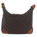 LOUIS VUITTON Monogram Boulogne 35 Schoudertas M51260 LV Auth ka3410-13