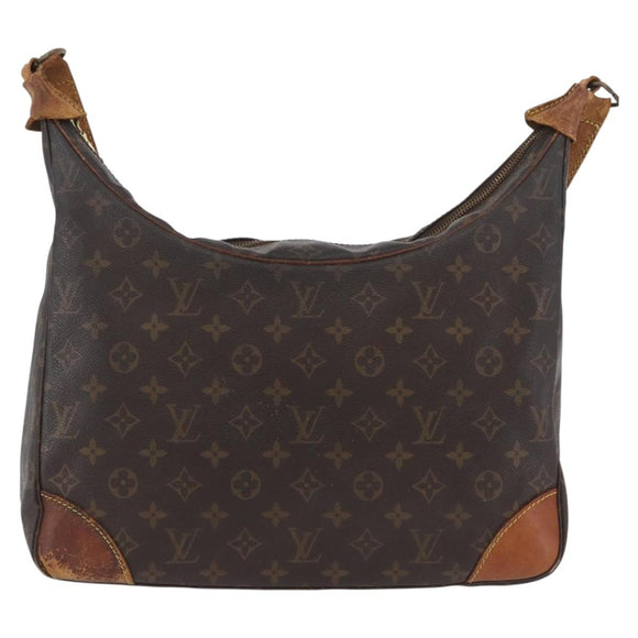 LOUIS VUITTON Monogram Boulogne 35 Schoudertas M51260 LV Auth ka3410