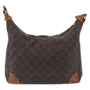 LOUIS VUITTON Monogram Boulogne 35 Schoudertas M51260 LV Auth ka3410-2