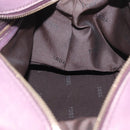 TOD’S Hand Bag Leather 2way Purple Gold Auth ka3411-20
