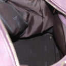 TOD’S Hand Bag Leather 2way Purple Gold Auth ka3411-21