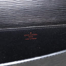 LOUIS VUITTON Epi Porte Documents Bandouliere Briefcase Black M54462 Auth ka3413-19