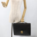 LOUIS VUITTON Epi Porte Documents Bandouliere Briefcase Black M54462 Auth ka3413-24