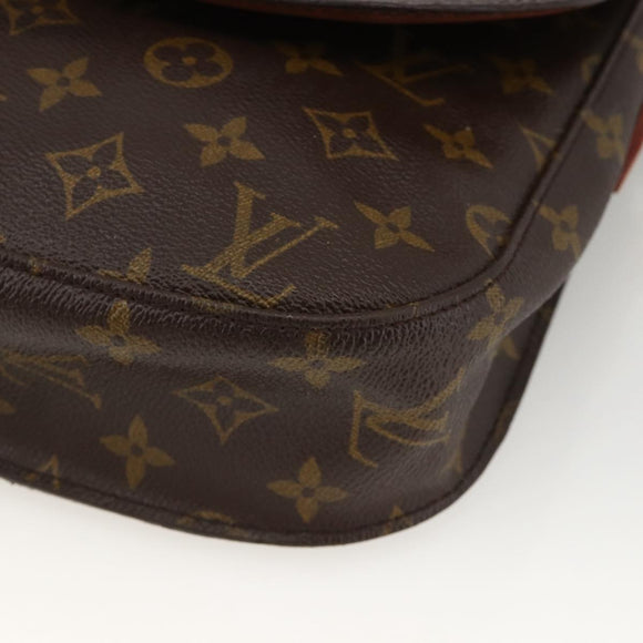 LOUIS VUITTON Monogram Saint Cloud GM Schoudertas M51242 LV Auth ka3414