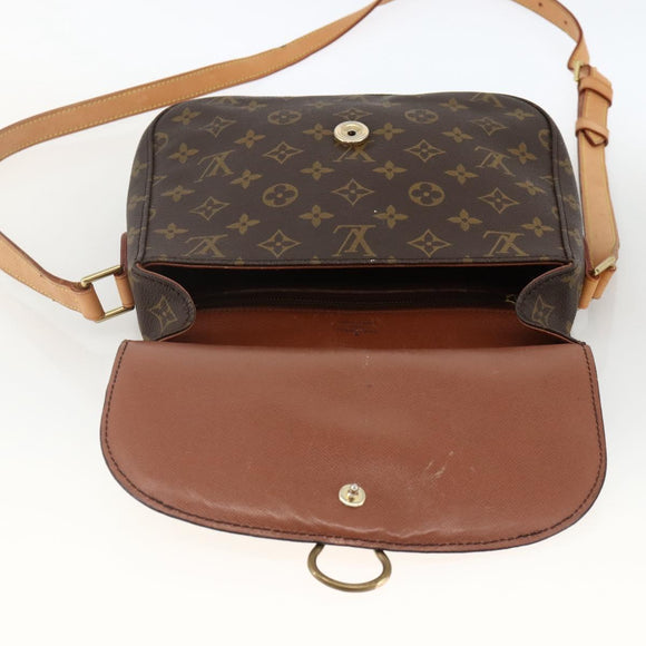 LOUIS VUITTON Monogram Saint Cloud GM Schoudertas M51242 LV Auth ka3414