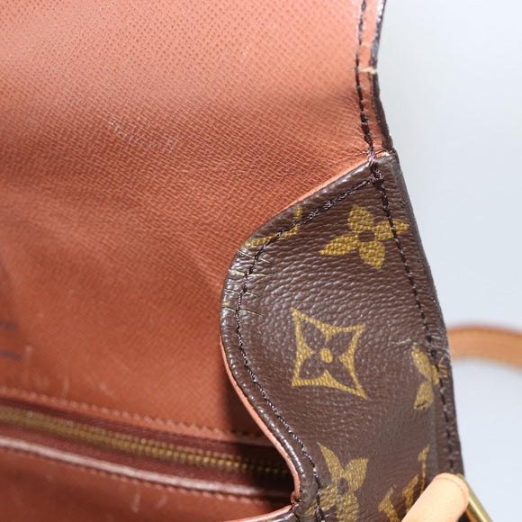 LOUIS VUITTON Monogram Saint Cloud GM Schoudertas M51242 LV Auth ka3414