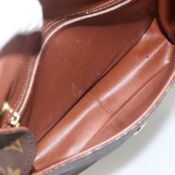 LOUIS VUITTON Monogram Saint Cloud GM Schoudertas M51242 LV Auth ka3414