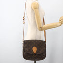 LOUIS VUITTON Monogram Saint Cloud GM Schoudertas M51242 LV Auth ka3414-26