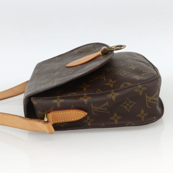 LOUIS VUITTON Monogram Saint Cloud GM Schoudertas M51242 LV Auth ka3414