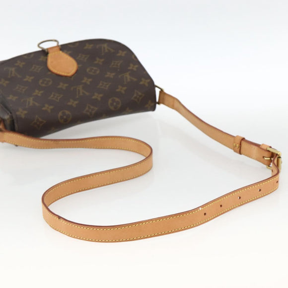 LOUIS VUITTON Monogram Saint Cloud GM Schoudertas M51242 LV Auth ka3414
