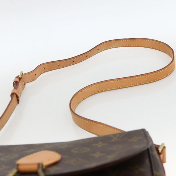 LOUIS VUITTON Monogram Saint Cloud GM Schoudertas M51242 LV Auth ka3414