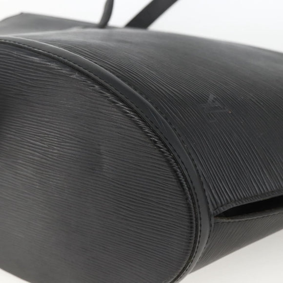 LOUIS VUITTON Epi Saint Jacques Shopping Bag Black M52262 LV Auth ka3416