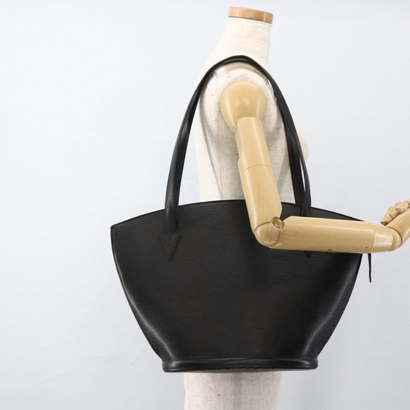 LOUIS VUITTON Epi Saint Jacques Shopping Bag Black M52262 LV Auth ka3416