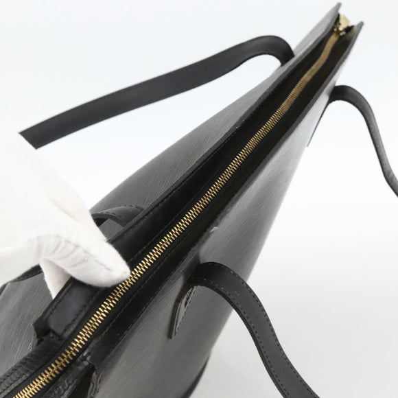 LOUIS VUITTON Epi Saint Jacques Shopping Bag Black M52262 LV Auth ka3416