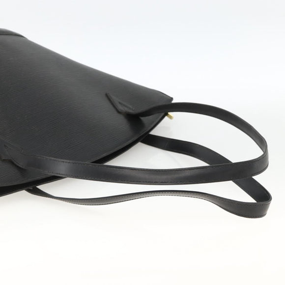 LOUIS VUITTON Epi Saint Jacques Shopping Bag Black M52262 LV Auth ka3416