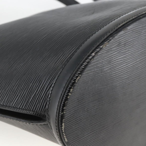 LOUIS VUITTON Epi Saint Jacques Shopping Bag Black M52262 LV Auth ka3417