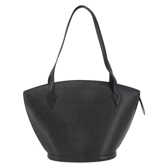 LOUIS VUITTON Epi Saint Jacques Shopping Bag Black M52262 LV Auth ka3417